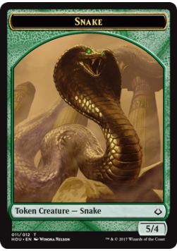 Snake 5/4 Token - HOU