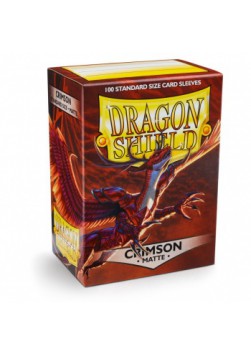 Koszulki Dragon Shield Matowy Crimson 100 szt.