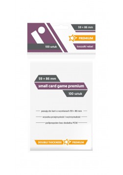 Koszulki Rebel (59x86 mm) "Small Card Game Premium" - 100 sztuk