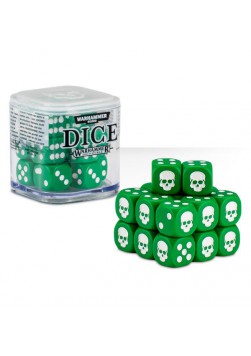 Zestaw kości Citadel Dice Cube (12mm) - Zielone