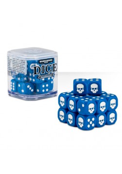 Zestaw kości Citadel Dice Cube (12mm) - Niebieskie
