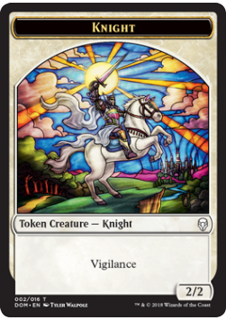 Knight 2/2 Token 02 - DOM