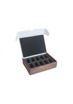 Pudełko mini z pianką na 10 modeli (25 mm)
