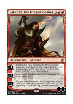 Sarkhan, the Dragonspeaker FOIL