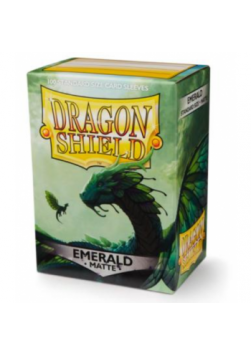 Koszulki Dragon Shield Matowe Emerald 100 szt.