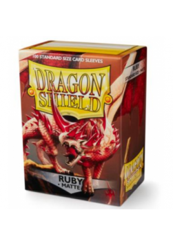 Koszulki Dragon Shield Matowe Ruby 100 szt.