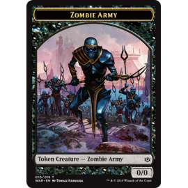 Zombie Army 0/0 Token 010 -WAR