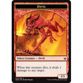 Devil 1/1 Token 012 - WAR