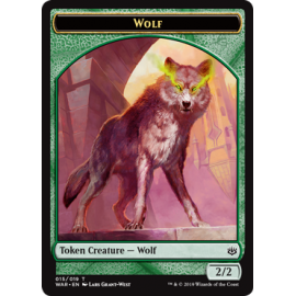 Wolf 2/2 Token 015 - WAR