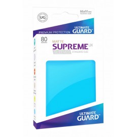 Ultimate Guard Supreme UX Sleeves Standard Size Matte Light Blue (80)