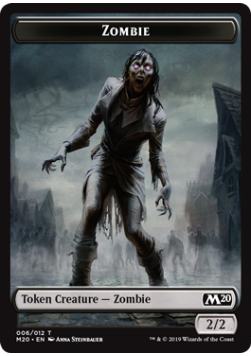 Zombie 2/2 Token 006 - M20