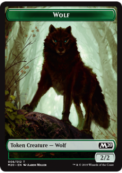 Wolf 2/2 Token 008 - M20