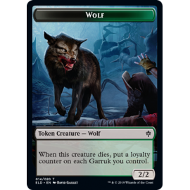 Wolf 2/2 Token 014 - ELD