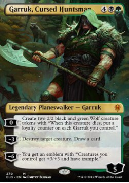 Garruk, Cursed Huntsman BORDELESS