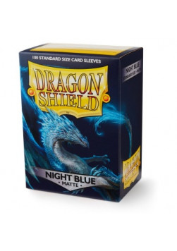 Koszulki Dragon Shield Matowe Nocny Niebieski 100 szt.