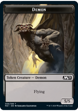 Demon 5/5 Token 006 - M21