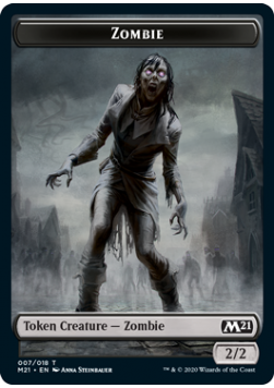 Zombie 2/2 Token 007 - M21