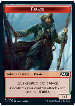 Pirate 1/1 Token 009 - M21