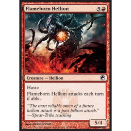 Flameborn Hellion FOIL (Scards of Mirrodin)