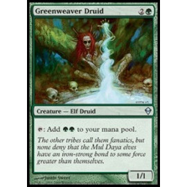 Greenweaver Druid FOIL (Zendikar)