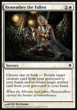 Remember the Fallen FOIL (New Phyrexia)