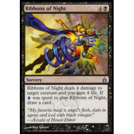 Ribbons of Night FOIL (Ravnica: City of Guilds) [EX]