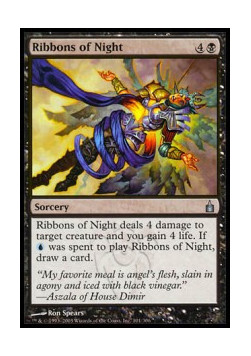 Ribbons of Night FOIL (Ravnica: City of Guilds) [EX]