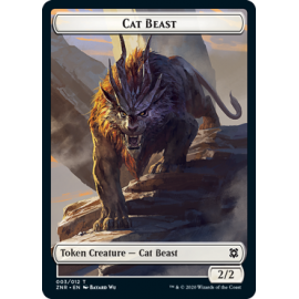 Cat Beast 2/2 Token 003 - ZNR