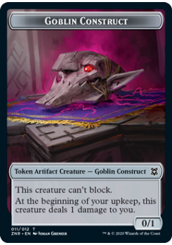 Goblin Construct 0/1 Token 011 - ZNR