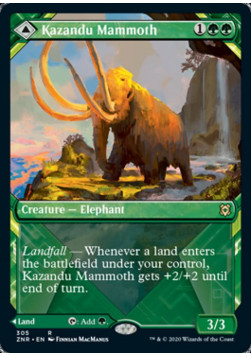 Kazandu Mammoth // Kazandu Valley (Showcase) FOIL