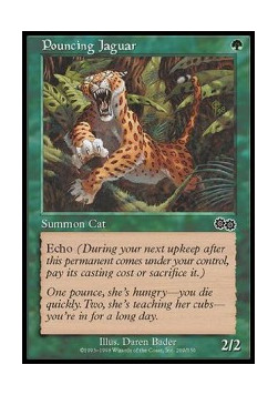 Pouncing Jaguar (Urza's Saga) [LIGHT PLAYED]