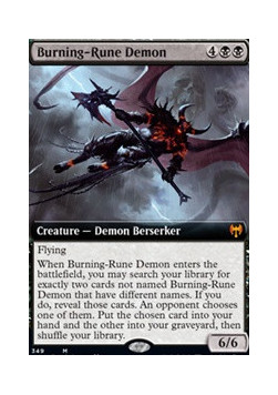 Burning-Rune Demon (Extras)