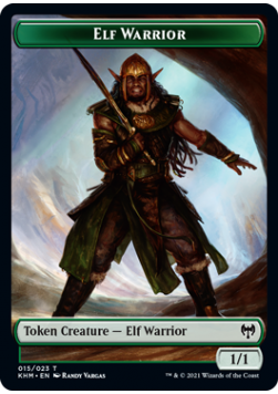 Elf Warrior 1/1 Token 015 - KHM