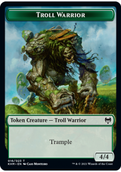 Troll Warrior 4/4 Token 016 - KHM