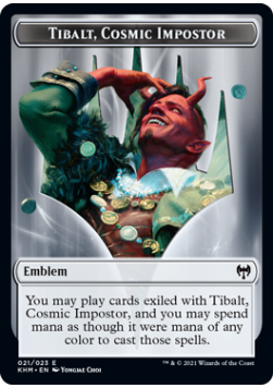 Tibalt, Cosmic Inpostor Emblem 021 - KHM