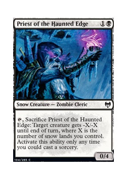 Priest of the Haunted Edge FOIL