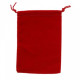 Duża sakiewka Chessex Large Suedecloth Dice Bags -  czerwona