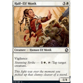 Half-Elf Monk FOIL