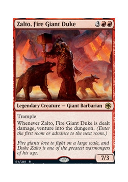 Zalto, Fire Giant Duke FOIL