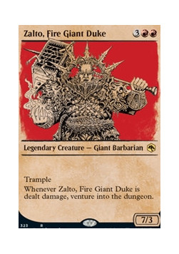 Zalto, Fire Giant Duke (Extras) FOIL