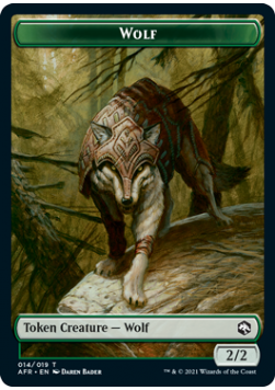 Wolf 2/2 Token 14 - AFR