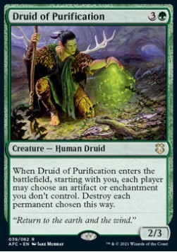 Druid of Purification (Commander: AFR)