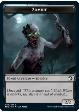 Zombie 2/2 Token 05 - MID