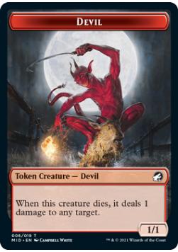Devil 1/1 Token 06 - MID