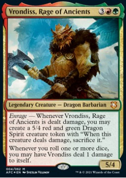 Vrondiss, Rage of Ancients FOIL (Commander: AFR)