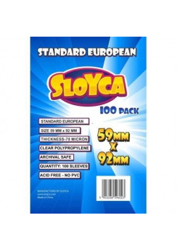 Koszulki Sloyca - Standard European (59x92 mm) - 100 szt.
