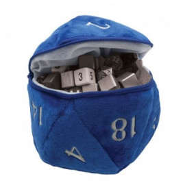 Pluszowa sakiewka UP - D20 Plush Dice Bag - Blue