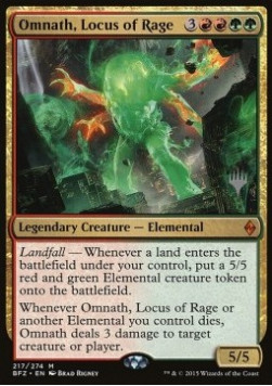 Omnath, Locus of Rage FOIL (Promo Pack)