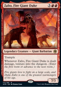 Zalto, Fire Giant Duke FOIL (Promo Pack)