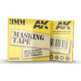Taśma maskująca AK-Interactive 8202 Masking Tape 3 mm